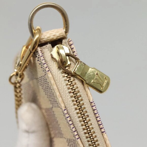 LOUIS VUITTON Damier Azur Mini Pochette Accessoires Pouch - Picture 5 of 16